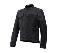 Motorcycle Jacket Fabric Man Dainese Alfama Air Dark Grey/Black