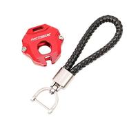 Motorcycle key shell Pour Hon@&da NC750X NC 750X NC750 X DCT 2013-2023 Moto CNC Accessoires Clé Housse Coque Porte-clés Porte-clés Porte-clés Porte-clés(1Set Red)