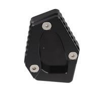 Motorcycle Kickstand Halder Side Stand Extension Tamp pour Street Twin 2016-2019 - Stabilité et Style Améliorés (BLACK)