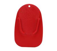 Motorcycle Kickstand PAD HEURD DUTY ABS SOURT SOUTIEN PLAQUE DE SUPPORT ANTI SLIP Base de stationnement pour Adly Moto Lifan 14cm x 8cm (Rouge)