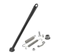 Motorcycle Kickstand, Pied de Support du Pied de Support de Parking côté Gauche du côté Gauche avec des Ressorts Rempacment Kit de Support latérale Kit de Ressort pour XC XCW XCF (Noir)