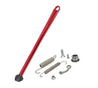 Motorcycle Kickstand, Pied de Support du Pied de Support de Parking côté Gauche du côté Gauche avec des Ressorts Rempacment Kit de Support latérale Kit de Ressort pour XC XCW XCF (Rouge)