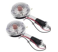 Motorcycle LED Turn Lights, High Brightness Blinker, Indicator Lamp Build | Motorcycle Signal Lamp, LED Indicator Blinker, High Brightness Light with Secure Mount, Waterproof Turn Lamp, Compact