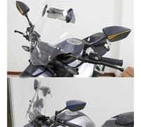 Motorcycle Left Right Rearview Side Mirrors for Bajaj Pulsar 200NS 200RS 200 AS All Year Rétroviseur de Moto(Titanium12)