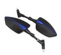 Motorcycle Left Right Rearview Side Mirrors for Bajaj Pulsar 200NS 200RS 200 AS All Year Rétroviseur de Moto(Blue4)
