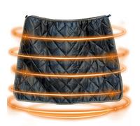 Motorcycle Leg Apron - Insulated Weather Shield, Warm Scooter Wrap, Oxford Textile Lap Cover featuring Soft Fleece, Commuting Bike Accessory with Night Reflectors, Daily Urban Mobility Riding Use