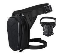 Motorcycle Leg Bag | Hard Shell Waterproof Thigh Pouch with Leg Strap | Waterproof for Men Camping Hiking Cycling Riding