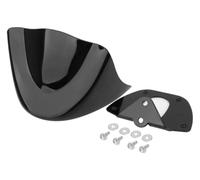 Motorcycle Lower Fairing Winglet Front Chin Spoiler Cover Kit FXD | for Dyna , for Fat Bob , for Streetbob , for Wide Glide , for 2006-2017 FXD models , repl. part(Light Black)