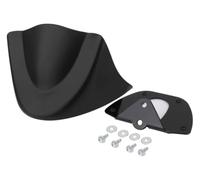 Motorcycle Lower Fairing Winglet Front Chin Spoiler Cover Kit FXD | for Dyna , for Fat Bob , for Streetbob , for Wide Glide , for 2006-2017 FXD models , repl. part(Black)