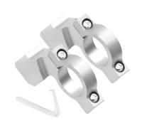 Motorcycle Mirror Mount Clamp - Aluminum Alloy Universal Handlebar Bracket | Rearview Mirror Mount for E-Bike Scooter Cycling & Commuting with Anti-Slip Reliable Build Travel Safety Accessory