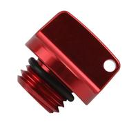Motorcycle moteur du remplissage d'huile M20 * 2.5 compatible avec le bouchon de carter(Red)