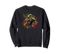Motorcycle Motorsport Motorbike High Speed Race Rebel Man Sweatshirt