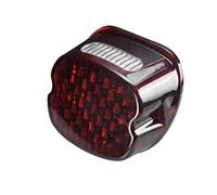 Motorcycle off-road lights Convient pour Harley Sportster Dyna Fat Boy FLSTF Night Train FXSTB Softail FL Touring Road King Street Feu arrière de frein Motorcycle front light bar(Tail Light B)