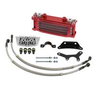 Motorcycle Oil Cooler, High Performance Radiator Core, Engine Heat Dissipation System for Trail Riding, Urban Commuting, Commercial Fleet Powersports and Mountain Terrain Use