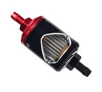 Motorcycle Oil Filter - Alloy Perspective Filter | 3.54 Inches Cleaner Filters | Motorcycle Carburetor | Glass Perspective Alloy Motor Oils Filters High-Flow With Stainless Steel Core For Bike