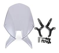 Motorcycle Pare-Brise Déflecteur De Vent pour Ducati Monster 937 M937 Monster 950 M950 2021 2022 Shield ÉLIGNE Protection Contre Les Chutes(Fumée)