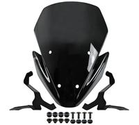 Motorcycle Pare-Brise Éventail De Vent pour CFMOTO NK 450 NK 2023 2024 2025 450NK NK450 Sport ÉLIGNE Déflecteur De Vent De Pare-Brise(Noir)
