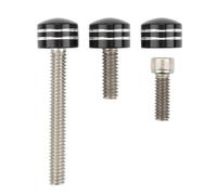 motorcycle parts Bouchons à vis for boulons de pare-brise de moto for Ha/rley Touring Electra Street Glide Tri Ultra Limited 14-22 Garniture de pare-brise Boulon Torx(Black White)