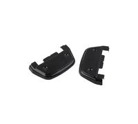 Motorcycle Passenger Footboard Covers for Glide Street Glide Road Ultra Softail Black D-Shaped Foot