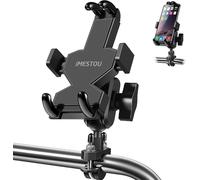 Motorcycle Phone Holder, Aluminum Motorcycle Phone Holder, Handlebar Mount With 1"" Balls, 360° Adjustable Universal For 4.0 To 7.2 Inch Mobiles