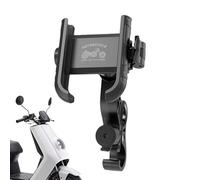 Motorcycle Phone - Holder Mount Anti Shake Rotating Cellphone Clamp | Secure Bike Handlebar Smartphone Stand 360 Degree Adjustable Navigation Holder for Commuting, Touring, Racing, GPS Music