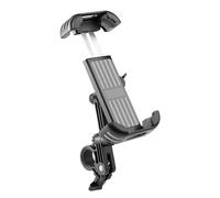 Motorcycle Phone Mount - 3.5cm Handlebar Clamp | Aluminum Alloy & ABS & Silicone 360 Rotating Holder, Rust-Proof Cell Phone Support For 3-7.2 Inch Devices Ideal For Daily Riding And Outdoors