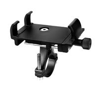 Motorcycle Phone Mount | Aluminum Alloy Handlebar Clamp for Cycling/Mountain Biking/Vehicles | Universal Phone Holder with Easy Adjustment & Stable Grip