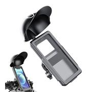 Motorcycle Phone Stand, Cell Phone Mount, Adjustable Support with Sun Hat, Secure Grip for Motorcycles, Bicycles, Scooters, Strollers, Perfect for Men and Women Riders, Hands-Free Navigation and