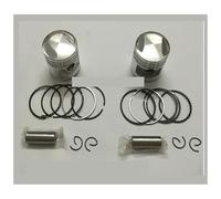 Motorcycle Piston CB125T CBT125 Piston Ring Diameter 44mm pin 13mm 2 Cylinder(Standard Size)