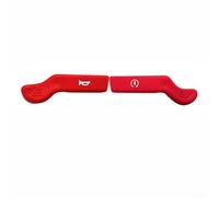 Motorcycle pour horn Switch Extension Button 2-Pack ABS Motorcycle(Red)