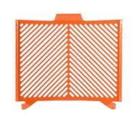 Motorcycle Radiator Grille en acier en acier inoxydable Couvercle de protection Ajustement pour 1290 Super R Conception de maillage à preuves de rouille durable Empêche les (Orange)