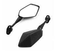 Motorcycle Rear View Mirrors For Kawasaki For Ninja 250R For Honda CBR600F4 For Hyosung GT125R For Suzuki GSX600 Parties(Carbon A)