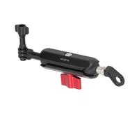 Motorcycle Rearview Mirror Camera Holder Bidirectional 1/4 Inch Ball Head Universal Action Camera Mount Holder for Riding Accessories