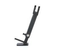 Motorcycle réglable Kickstand Support Foot Compatible avec ZX6R ZX6R ABS ZX6R KRT Edition Sidestand Halder Rack de stationnement(Black)