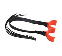 Motorcycle Rescue Strap Pull Sling Belt Compatible avec Dirt Bikes ATVs et Off-Road Véhicules Front et Derrière Installation(Red Front)