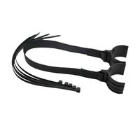 Motorcycle Rescue Strap Pull Sling Belt Compatible avec Dirt Bikes ATVs et Off-Road Véhicules Front et Derrière Installation(Black Front)