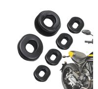 Motorcycle Rubber Ring - 6 Pcs Grommets Set | Shockproof Cushion Pads
