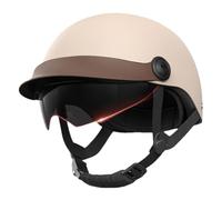 Motorcycle Safety Helmet | ABS, Fits 21.3in-24.4in | Men & Women Summer Open Face Half Helmet | All-Season UV Protection for Scooter, Electric Bike