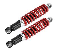Motorcycle Shock Absorbers 2 pièces | 250 mm Suspension pour 50 cc - 125 cc Off - Road Pit Vehicle/ATV/Go Kart | Adjustable Spring, High Strength Steel Alloy