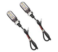 Motorcycle Signals Lights, LED Flowing Turn Signal Lights, 3 LED Motorcycle Turn Signals | 2x Motorbike Indicator Light Signal,High Brightness Energy Saving Waterproof Blinker Light For Automotive