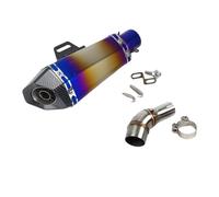 Motorcycle Silencer Exhaust Pipe Adaptateur de silencieux d'échappement à emboîter, compatible avec les modèles R3, R30, MT03, R25, tube de connexion de 51 mm avec DB Killer(C1)