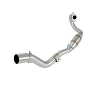 Motorcycle Silencer Exhaust Pipe Collecteur d'échappement intermédiaire en acier inoxydable, type Slip-On, compatible avec CRF 300L Rally ABS 2021 2022 2023