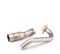 Motorcycle Silencer Exhaust Pipe Kit de tuyau d'échappement de moto de 51 mm en acier inoxydable, amélioration des performances(C)