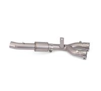 Motorcycle Silencer Exhaust Pipe Kit d'échappement moto en acier inoxydable, 51 mm, interface intermédiaire, compatible avec YZF R1 R1M 2015-2021