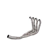 Motorcycle Silencer Exhaust Pipe Modification complète de l'échappement, silencieux avant et arrière divisé Compatible avec S1000R et S1000RR 2010-2016(Front section)