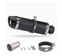 Motorcycle Silencer Exhaust Pipe Modifications du pot d'échappement de moto compatibles avec Ninja 400(Full Black)