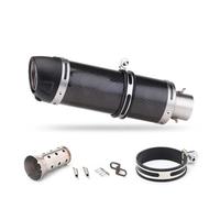 Motorcycle Silencer Exhaust Pipe Modifications du pot d'échappement de moto compatibles avec Ninja 400(Full Carbon)