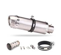 Motorcycle Silencer Exhaust Pipe Modifications du pot d'échappement de moto compatibles avec Ninja 400(Full Titanium)