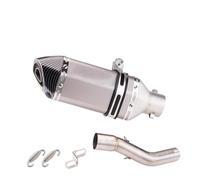 Motorcycle Silencer Exhaust Pipe Pot d'échappement modifié pour moto compatible avec Suzuki GSX250R(I)