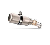 Motorcycle Silencer Exhaust Pipe Silencieux intermédiaire Slip-On 51 mm avec DB Killer en acier inoxydable, compatible avec Ninja 650 F/R EX650F ER-6N ER-6F 2012-2016(A)